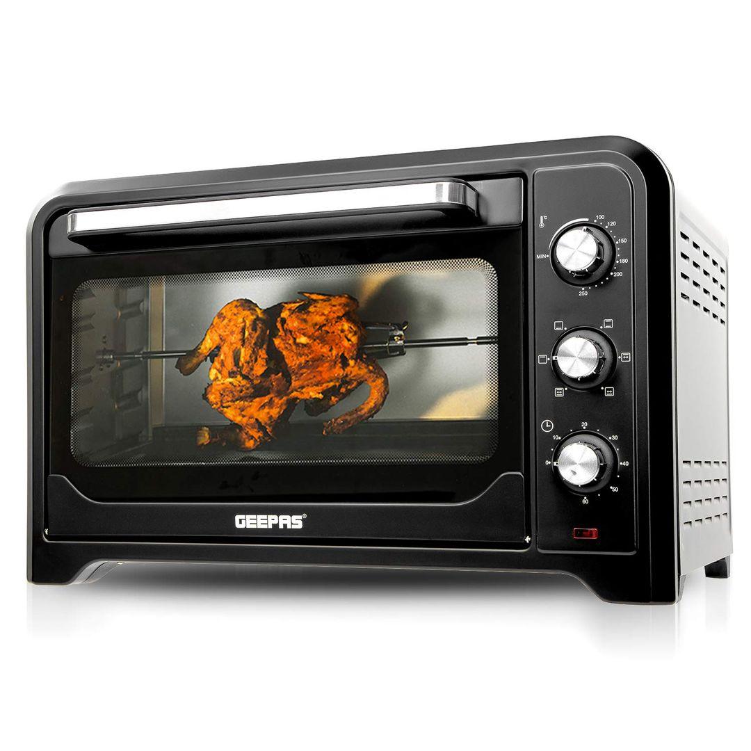 Geepas 42L Electric Oven with Rotisserie (GO4450) | 2000W Power, Multi-Function Cooking & Adjustable Temperature - LIFE STORES UGANDA