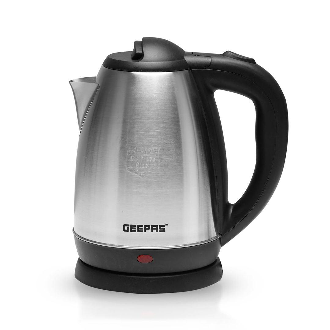 Geepas GK5454N Stainless Steel Electric Kettle – Fast, Safe & Reliable - LIFE STORES UGANDA