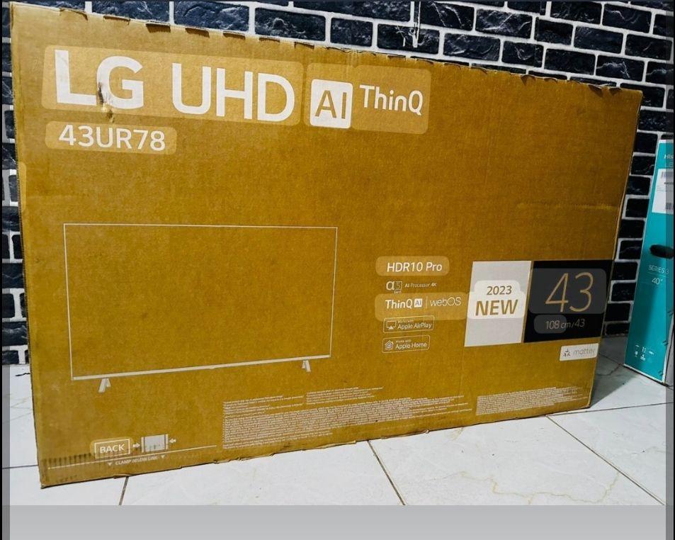 LG 43UR74006LB 109 cm (43 Inch) UHD TV – 2024 Model, Active HDR, Smart TV (Dark Black) - LIFE STORES UGANDA