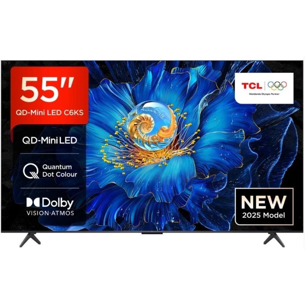 TCL 55 Inch QD-MiniLED QLED 4K Google TV 55C6K ONKYO – LIFE STORES