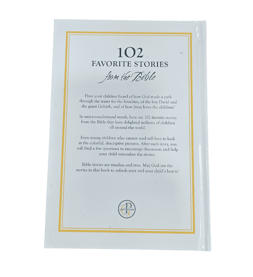 102 Favorite Stories from the Bible for Children with Colorful Pictures & Discussion Questions