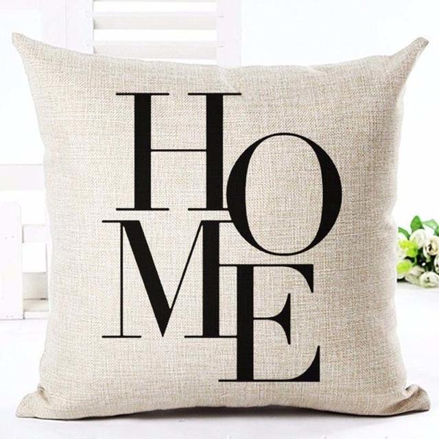 Letter Home Cushion Cover – Add a Touch of Comfort and Style to Your Home - LIFE STORES UGANDA