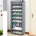 10-Layer Shoe Rack – Durable Non-Woven Fabric & Steel Organizer