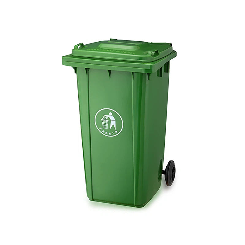 120L Plastic Dust Bin with Wheels – Heavy-Duty Trash Can for Home & Commercial Use