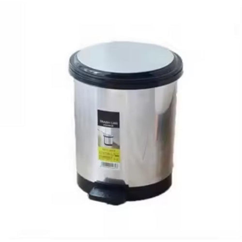 12L Stainless Steel Wastebin – Pedal Trash Can, Fingerprint-Resistant, Quiet-Close