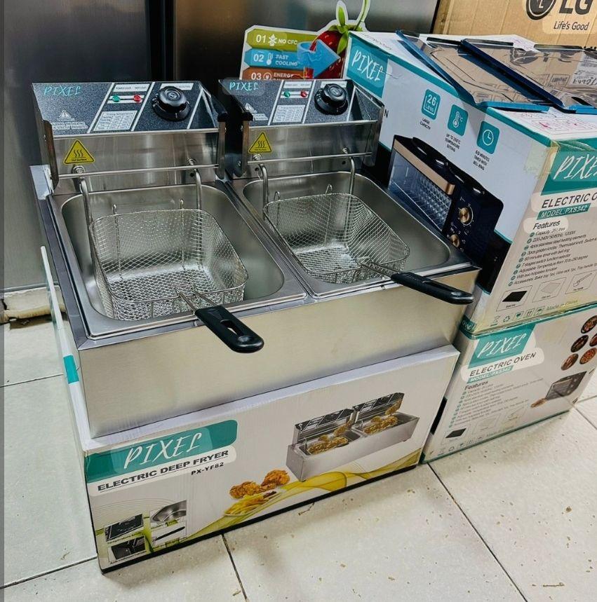 12L Pixel Double-Sided Deep Fryer – Efficient & High-Performance Frying - LIFE STORES UGANDA