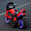 LED 12V Kids Electric Motorcycle | Ride-On Electric Sports Bike with Real Key Start, Lights & Music | Battery Operated Toy for Kids