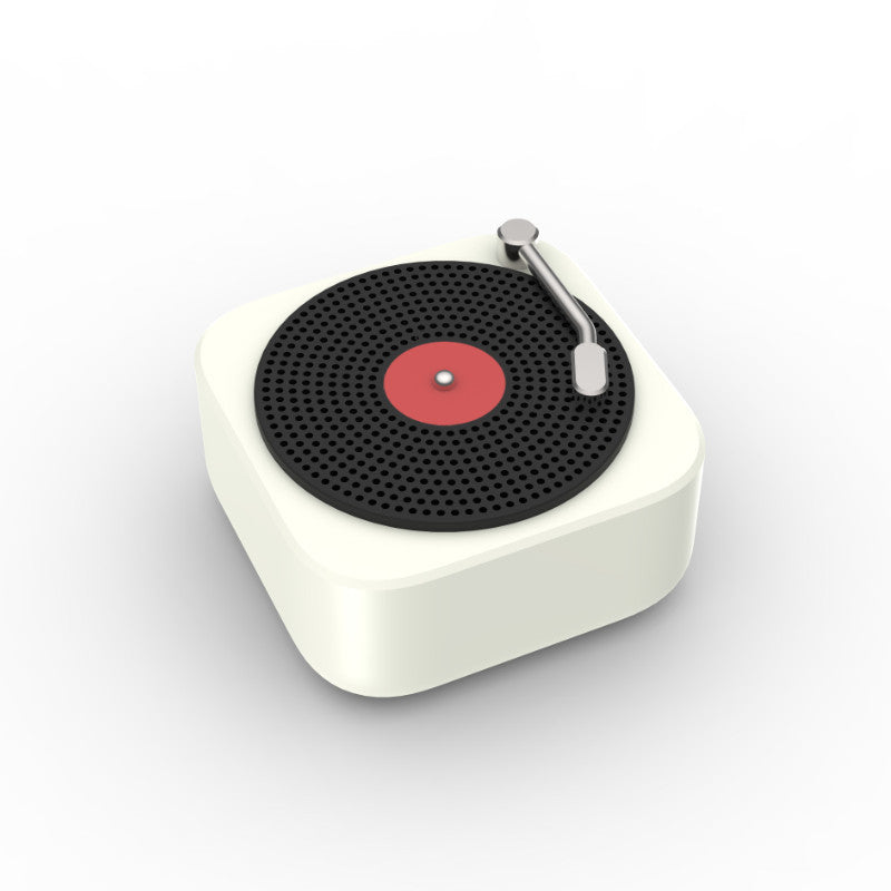 Wireless Mini Portable Vinyl-Style Bluetooth Speaker – Retro Design, Big Sound, Pocket Size! - LIFE STORES UGANDA