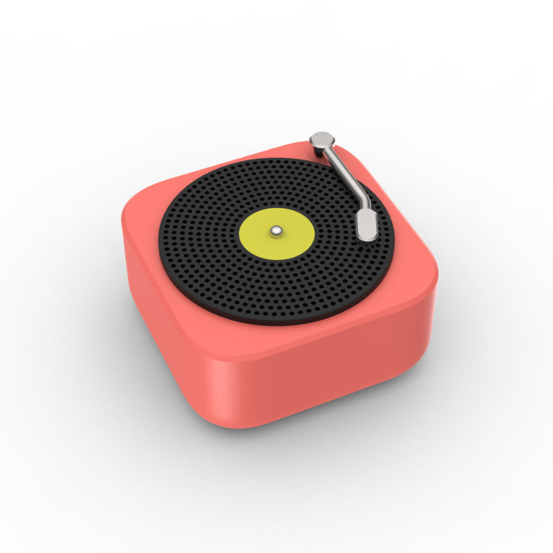 Wireless Mini Portable Vinyl-Style Bluetooth Speaker – Retro Design, Big Sound, Pocket Size! - LIFE STORES UGANDA