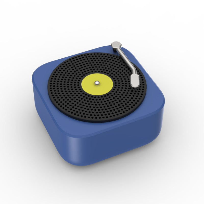 Wireless Mini Portable Vinyl-Style Bluetooth Speaker – Retro Design, Big Sound, Pocket Size! - LIFE STORES UGANDA