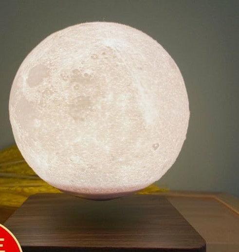 Magnetic Levitation Table Lamp Moon Light | 3D Printing Planet Night Light - LIFE STORES UGANDA