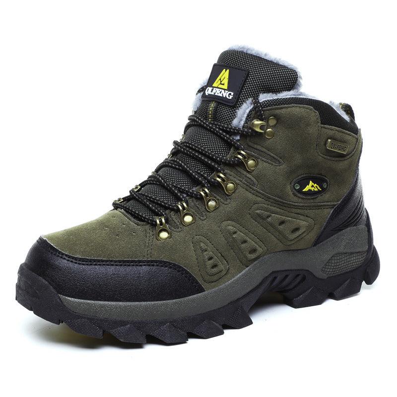 Large Size Outdoor Hiking Shoes | Waterproof Cotton Hiking Footwear for Men - LIFE STORES UGANDA