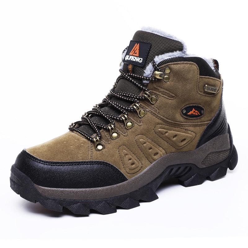 Large Size Outdoor Hiking Shoes | Waterproof Cotton Hiking Footwear for Men - LIFE STORES UGANDA