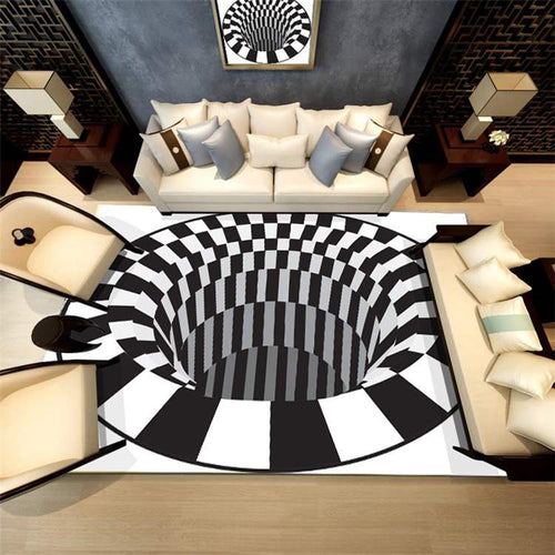 3D Vortex Illusion Carpet – A Stunning Optical Floor Mat to Transform Your Space - LIFE STORES UGANDA