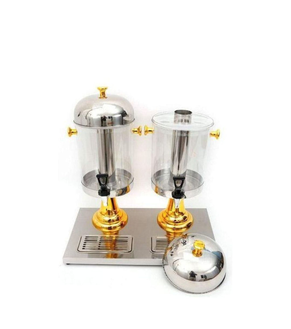 16L Juice Dispenser – Water Jug with Cooling Rod, Stainless Steel, Food-Grade Beverage Server