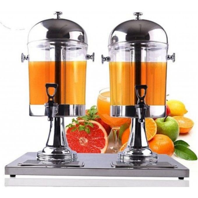 16L Juice Dispenser – Water Jug with Cooling Rod, Stainless Steel, Food-Grade Beverage Server