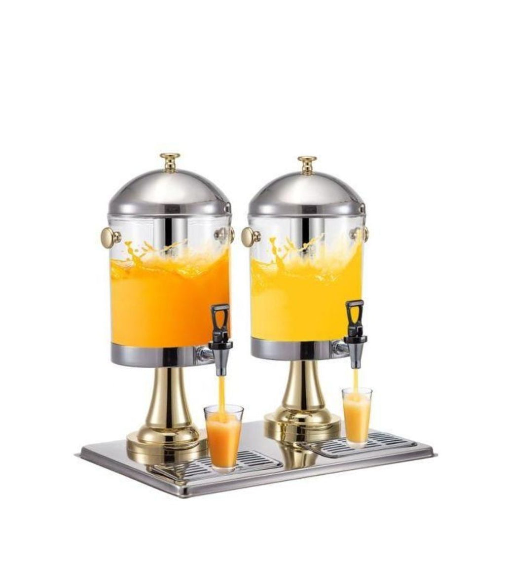16L Juice Dispenser – Water Jug with Cooling Rod, Stainless Steel, Food-Grade Beverage Server