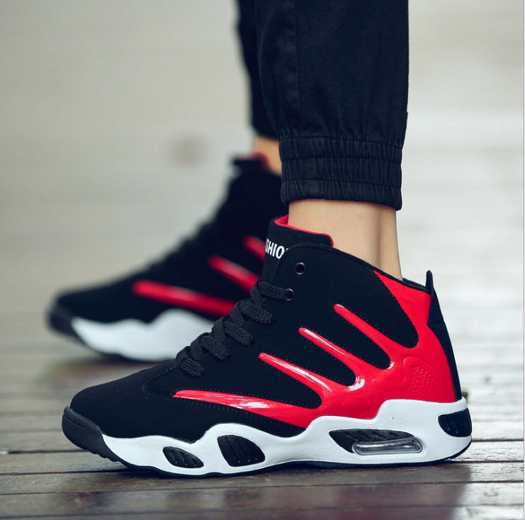 Men’s Air Cushion Basketball Sneakers | Waterproof, High-Top Performance Boots - LIFE STORES UGANDA