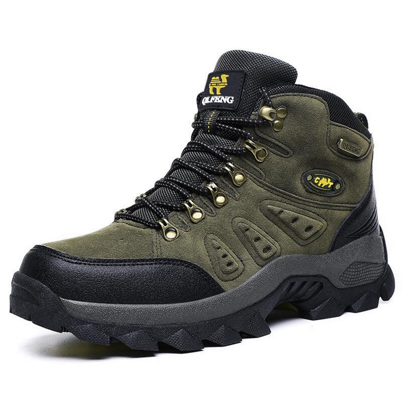 Large Size Outdoor Hiking Shoes | Waterproof Cotton Hiking Footwear for Men - LIFE STORES UGANDA