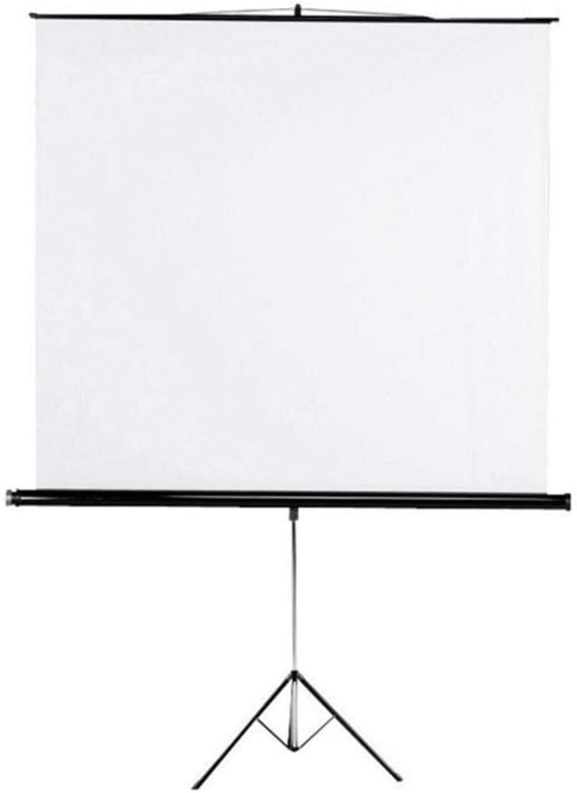 2.4M Projector Screen with Tripod Stand – Portable 96 Inch Manual Pull-Up Projection Screen for Home, Office & Outdoor Cinema