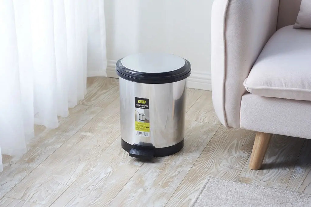 20L Stainless Steel Wastebin – Large Pedal Bin, Fingerprint-Resistant, Quiet-Close