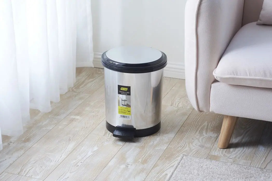 20L Stainless Steel Wastebin – Large Pedal Bin, Fingerprint-Resistant, Quiet-Close