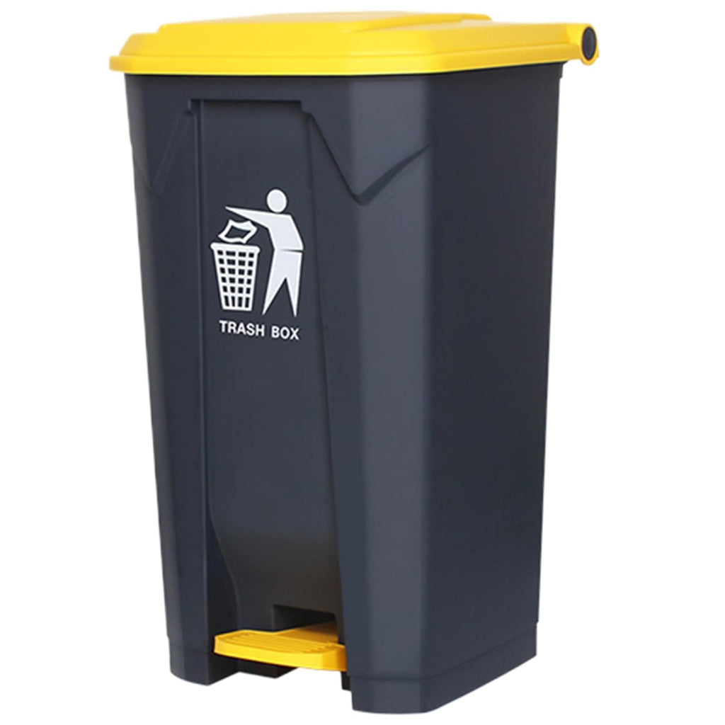 20L Step On-Pedal Dust Bin – Leakproof Trash Can with Lid & Handle, Hygienic & Durable for Home & Office