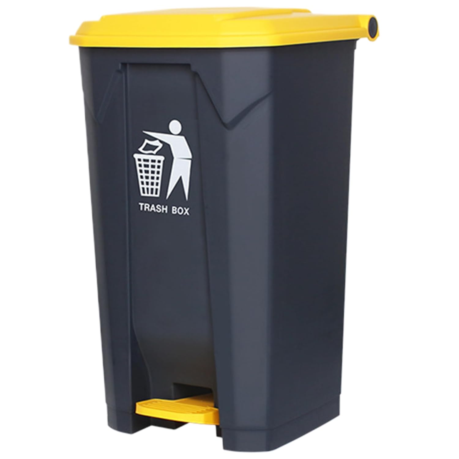 20L Step On-Pedal Dust Bin – Leakproof Trash Can with Lid & Handle, Hygienic & Durable for Home & Office