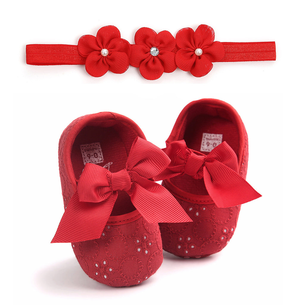 Baby Princess Shoes – Soft & Adorable First Walker Shoes for Little Princesses (0-12 Months) - LIFE STORES UGANDA