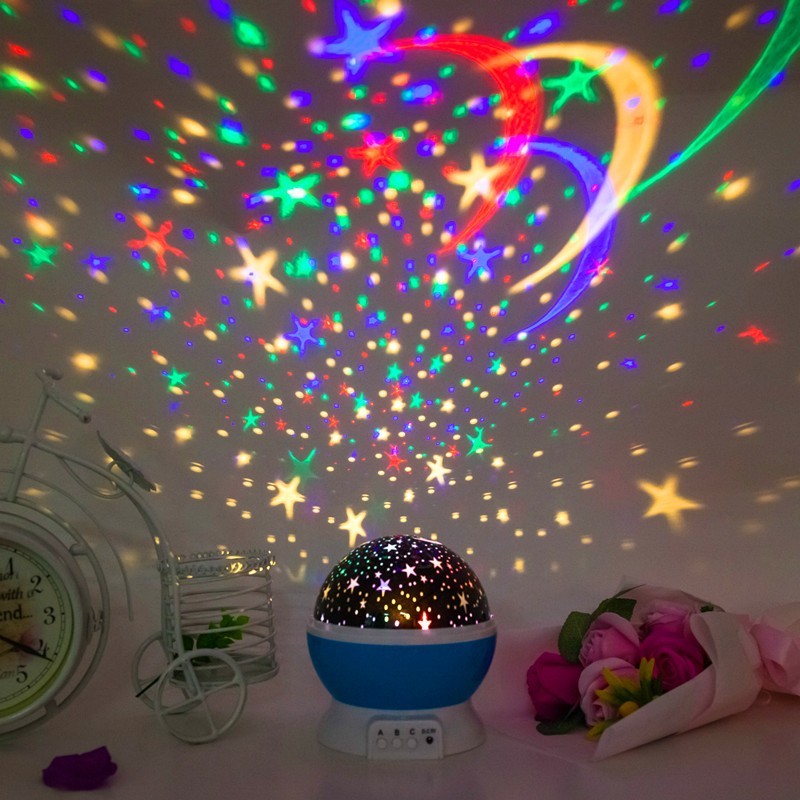 Romantic Sky Projector – LED Starlight Night Light with 12 Constellations Manual (USB or Battery Powered) - LIFE STORES UGANDA