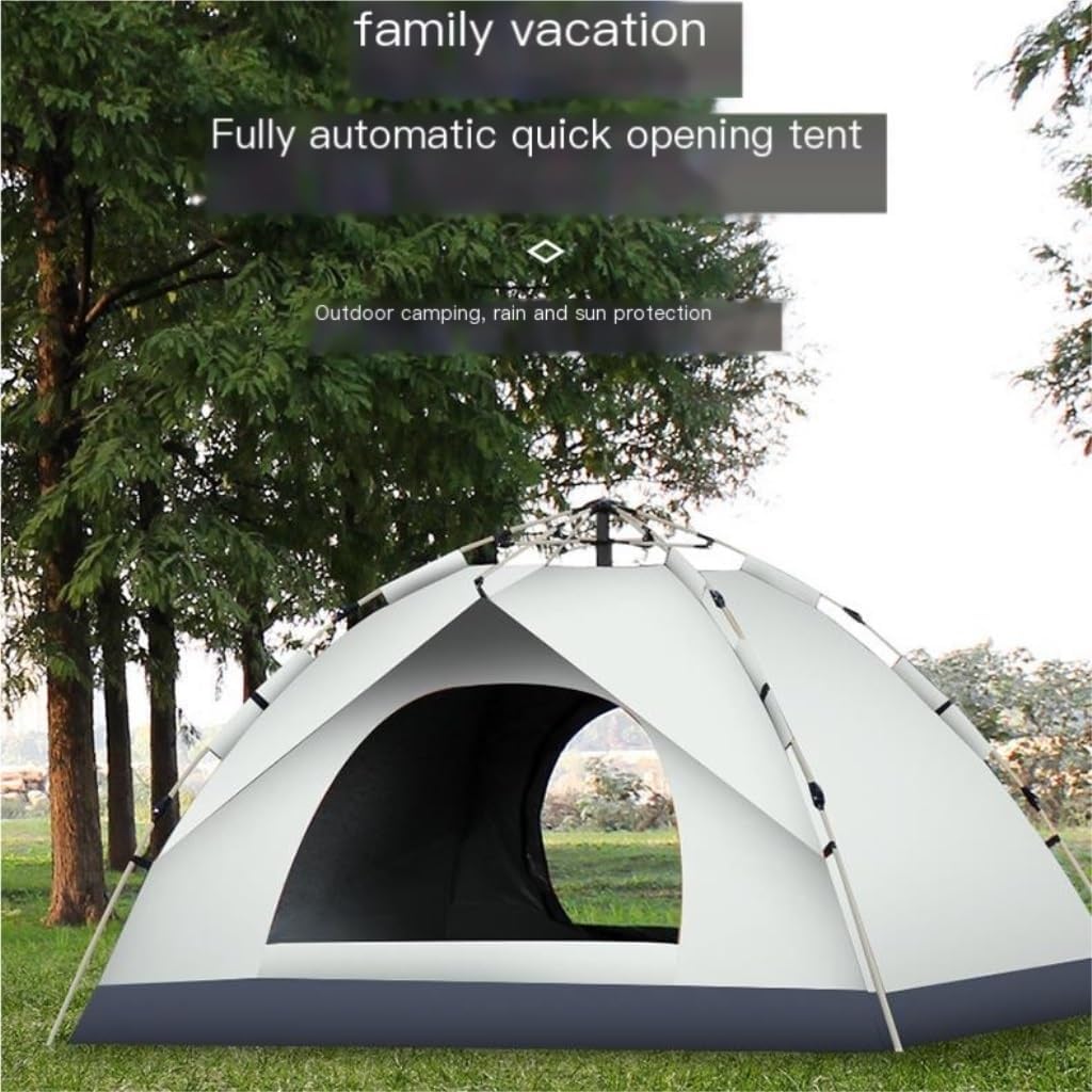 4-Person Pop-Up Tent – Instant Setup, Rainproof & Sunproof, Lightweight & Portable for Camping, Hiking, Beach