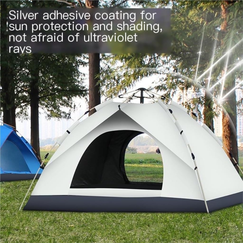 4-Person Pop-Up Tent – Instant Setup, Rainproof & Sunproof, Lightweight & Portable for Camping, Hiking, Beach