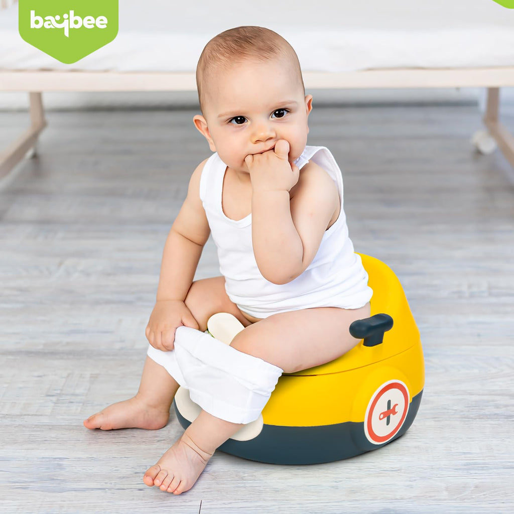 3-in-1 Baby Potty Training Seat | Comfortable & Safe Kids Potty Chair with Anti-Slip Toilet Seat, Removable Pot, Handles & Splash Guard | Potty Seat for Boys & Girls