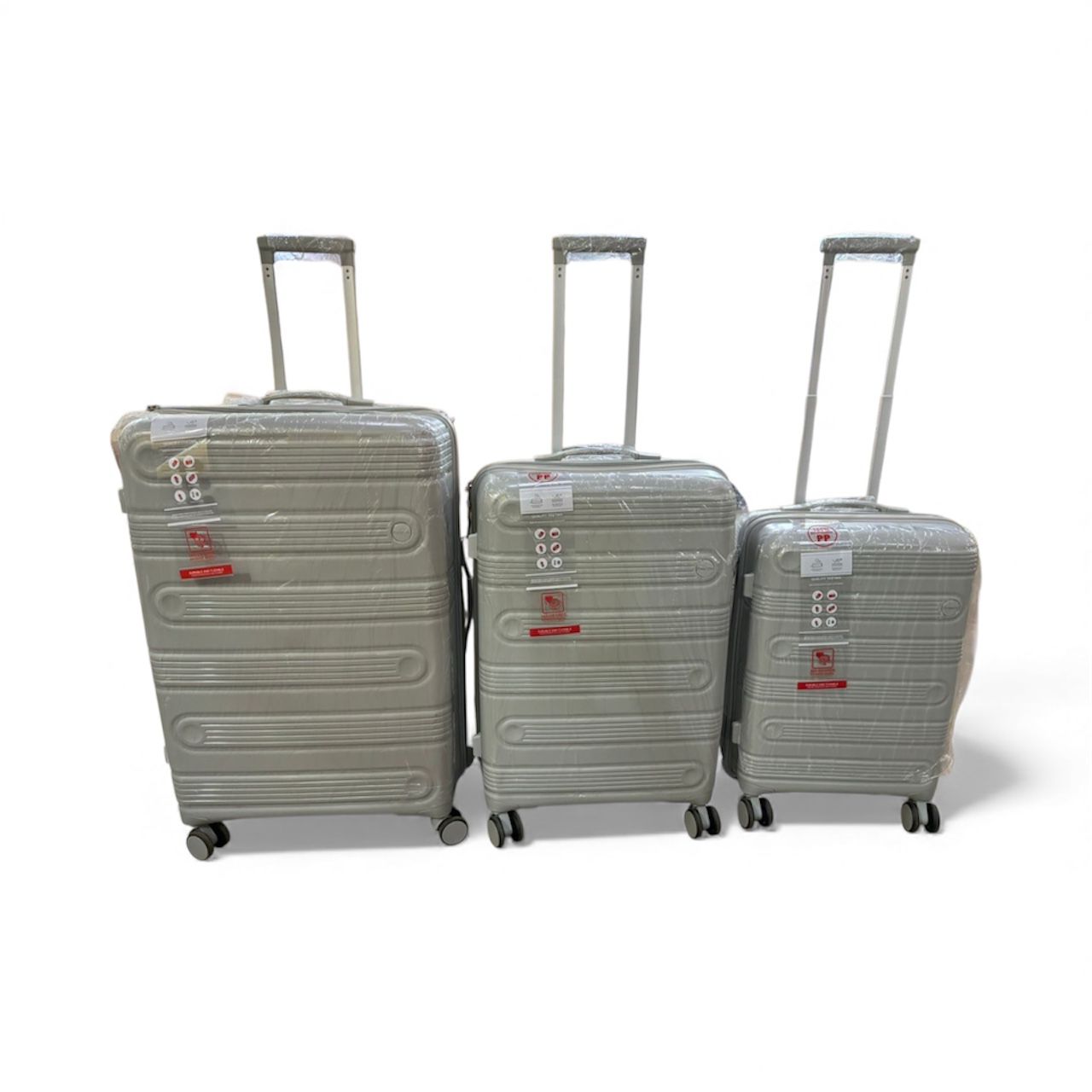 3 In 1 Luggage Suitcase With 360 Spinner Wheels Handle Light Weight Rolling Cabin