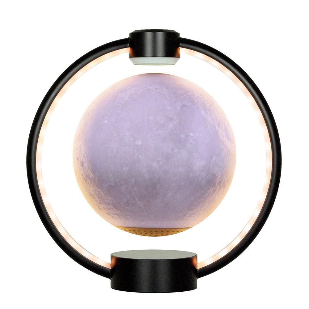 K1-Round Moon Bluetooth Speaker | 3D Stereo, Maglev Suspension & Colorful Lights - LIFE STORES UGANDA