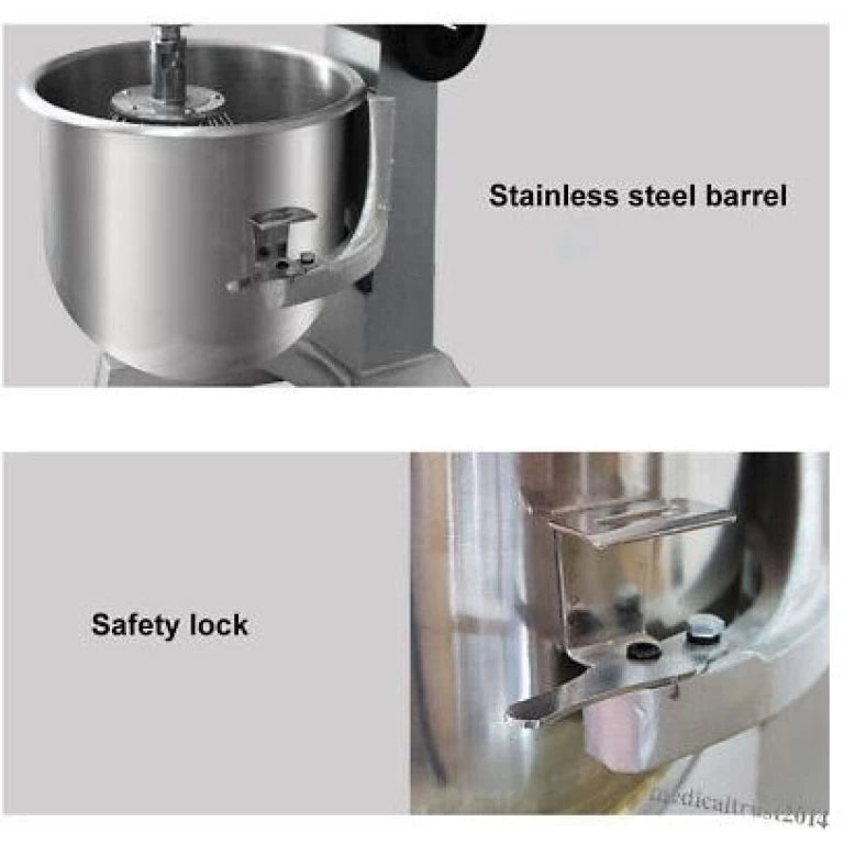 30L Commercial Electric Stand Mixer – Heavy Duty Dough Mixer, Whisk & Food Processor Machine for Bakeries, Restaurants & Industrial Kitchens