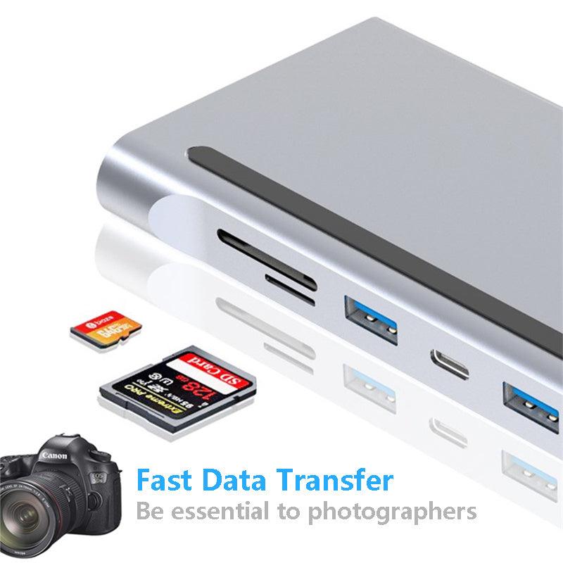 Hub Laptop Expansion Dock – 11in1 Multifunctional Docking Station – The Ultimate Connectivity Solution - LIFE STORES UGANDA