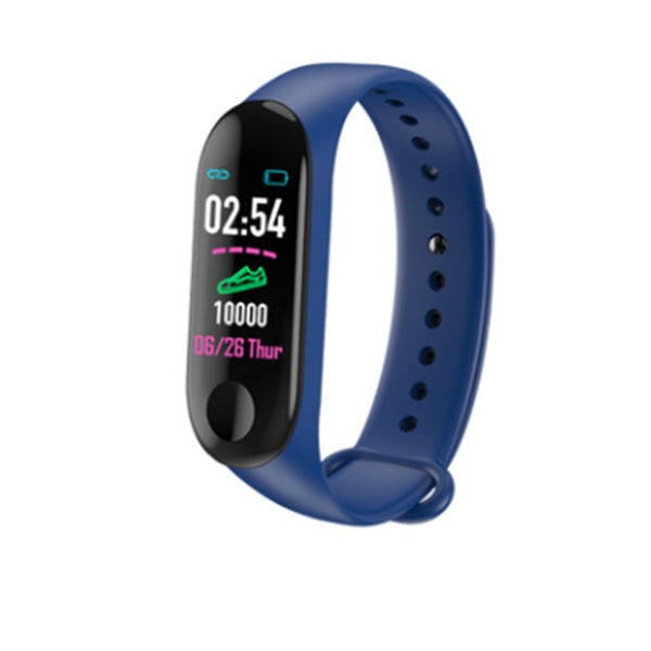 Smart Bracelet with Heart Rate & Blood Pressure Monitor – Track Fitness, Sleep, & More in Style - LIFE STORES UGANDA