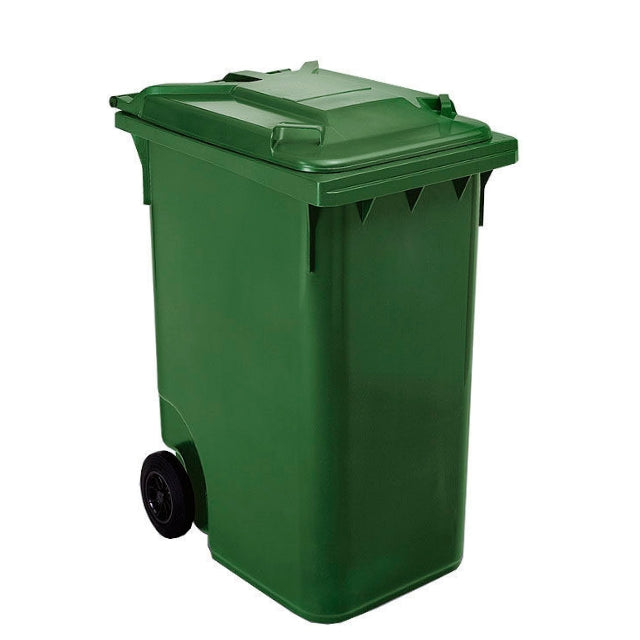 360L Wheelie Bin – Heavy-Duty HDPE Outdoor Trash Can with Wheels, Large Commercial Waste Container