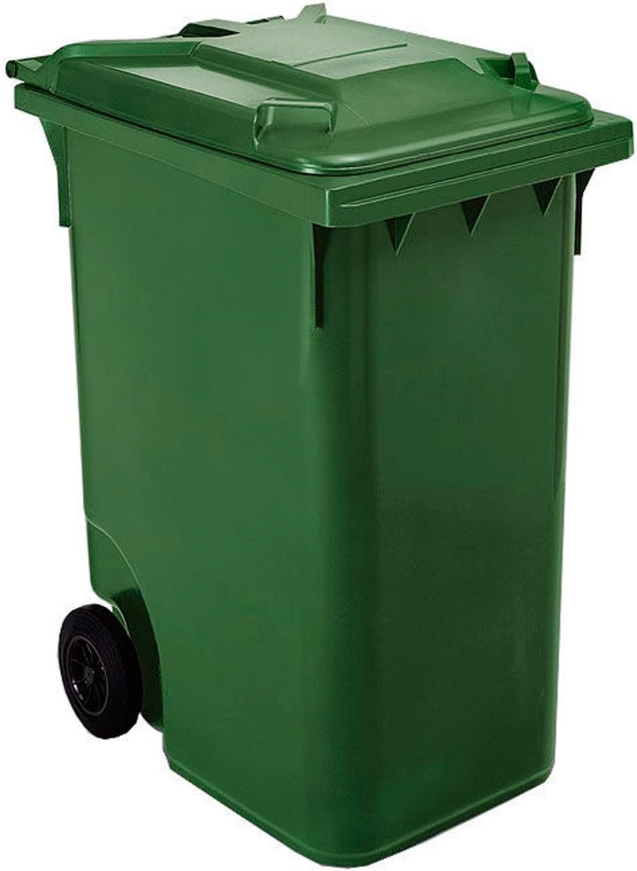 360L Wheelie Bin – Heavy-Duty HDPE Outdoor Trash Can with Wheels, Large Commercial Waste Container