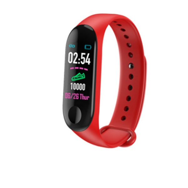 Smart Bracelet with Heart Rate & Blood Pressure Monitor – Track Fitness, Sleep, & More in Style - LIFE STORES UGANDA