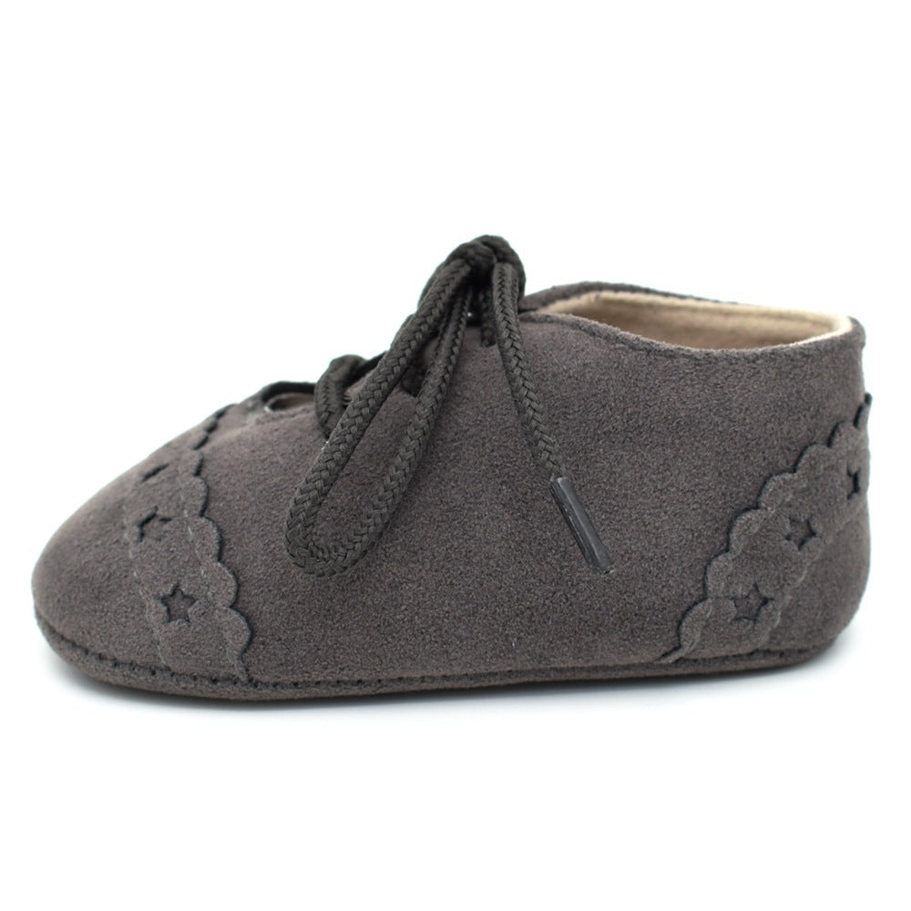 Spring & Autumn Lace Leisure Baby Shoes – Soft Soles for 0-18 Months (11-13 cm Sole Length) - LIFE STORES UGANDA