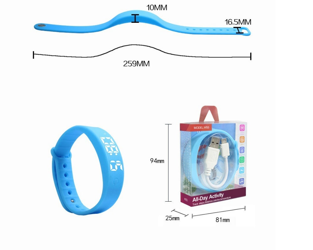 New Health Monitoring 3D Smart Band – Waterproof IP65, Step Count, Temperature, Calorie & Sleep Monitoring - LIFE STORES UGANDA