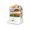 3-Tier Electric Food Steamer Pot | 12L Stainless Steel with Timer & Display