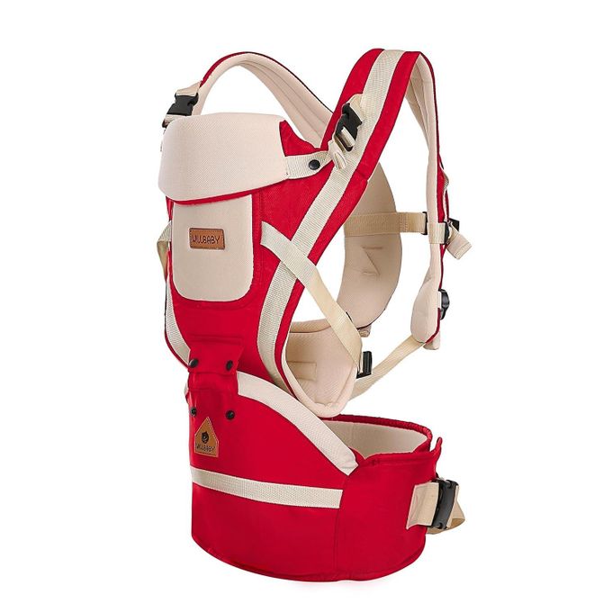3-in-1 Baby Carrier with Hip Seat | Sports Car Design | Inward & Outward Facing | Cushioned Seat & Breathable Fabric