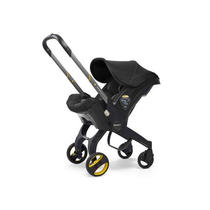 Car Seat & Stroller All-in-One Travel System | Vashtie Limited Edition (Nitro Black) | Includes Tote, Keychain & Cover | 4-35 lbs, LATCH, FAA & TUV Approved