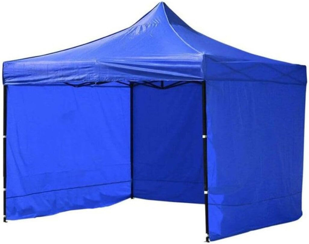3x3m Pop-Up Gazebo Tent Waterproof Folding Canopy with Carry Bag – Outdoor Event, Garden & Camping Shelter (Blue)