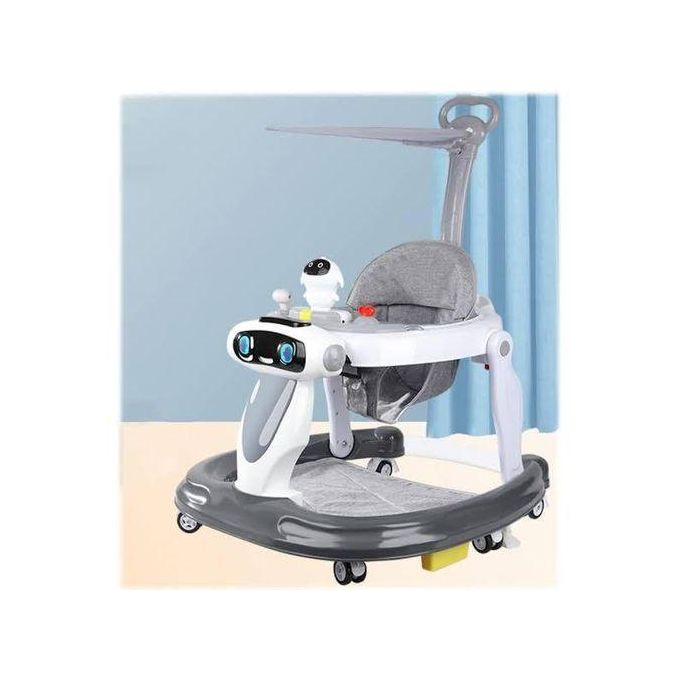 4-in-1 Baby Walker Multi-Functional Push Walker with Activity Tray & Parent Handle