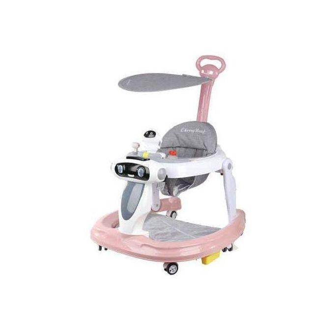 4-in-1 Baby Walker Multi-Functional Push Walker with Activity Tray & Parent Handle