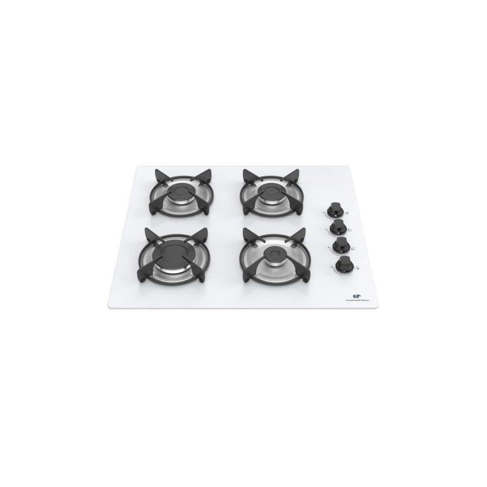 Luxell LX-40 TSHDF 4 Burner Glass Desktop Gas Cooker – White - LIFE STORES UGANDA